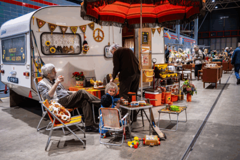 Terug in de tijd met retro en vintage caravans op de VerzamelJaarbeurs